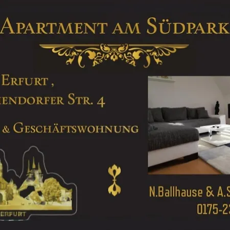 Am Suedpark - Inkl Garten Mit Sitzlounge - Zentrumsnah * Erfurt