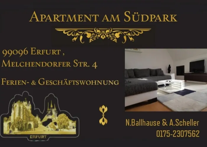 Am Suedpark - Inkl Garten Mit Sitzlounge - Zentrumsnah * Erfurt